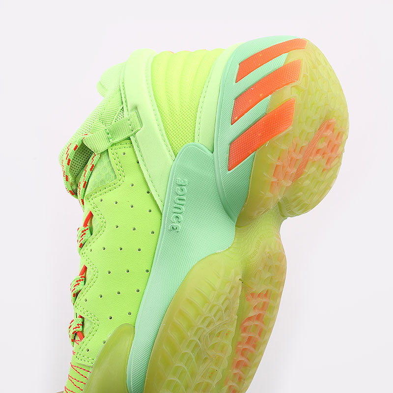  салатовые баскетбольные кроссовки adidas D.O.N. Issue 2 FU7385 - цена, описание, фото 5